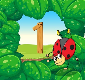 okul öncesi bir rakamı çalışma sayfaları